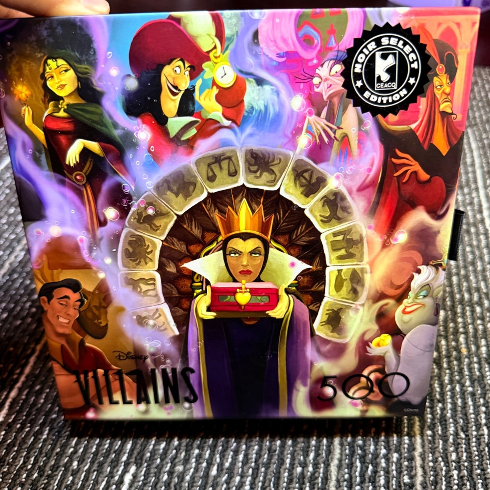 Ceaco Disney Villains 500 Piece Jigsaw Puzzle Noir Select Edition New Box